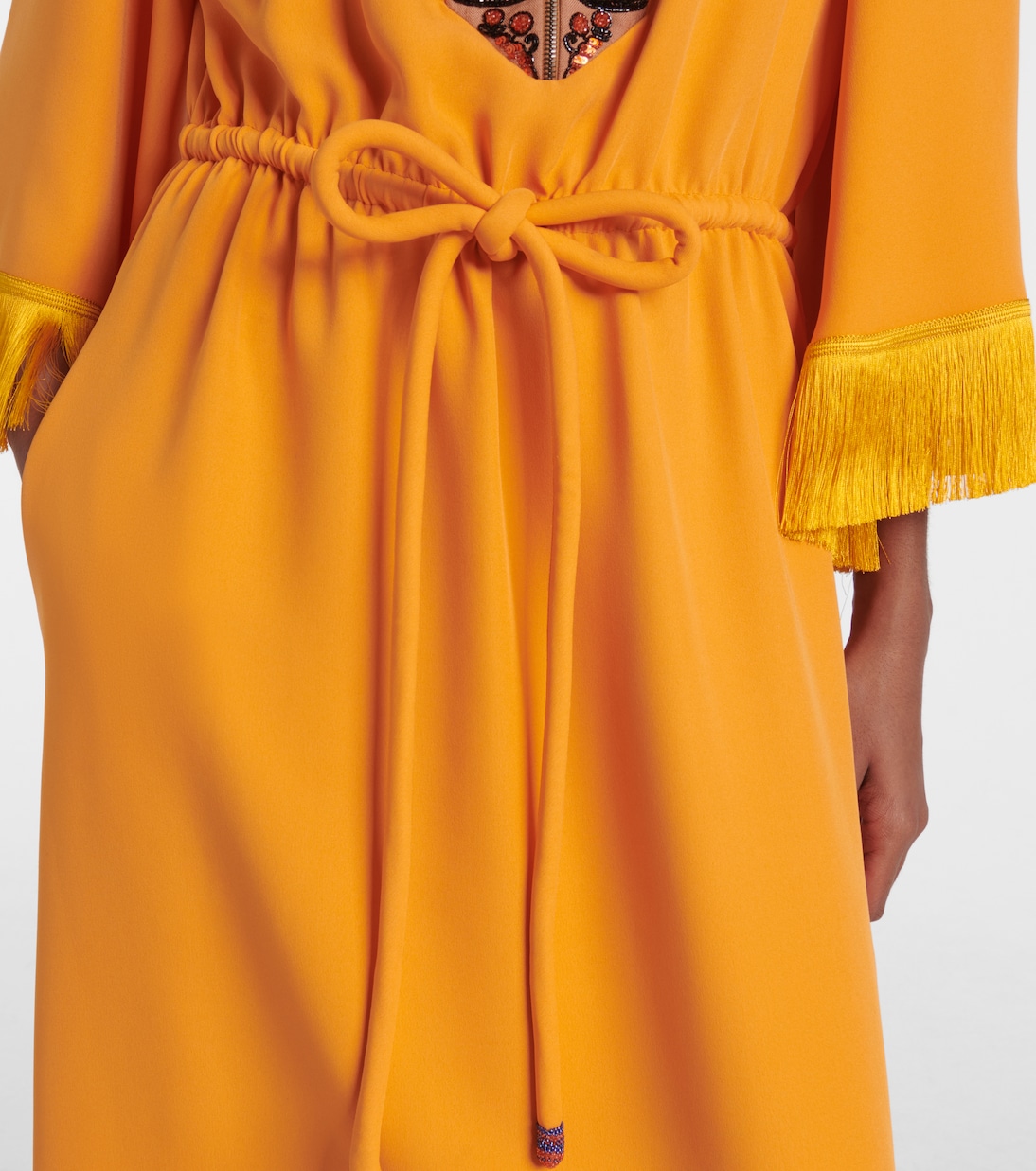 Cady Couture embroidered fringed gown | Valentino