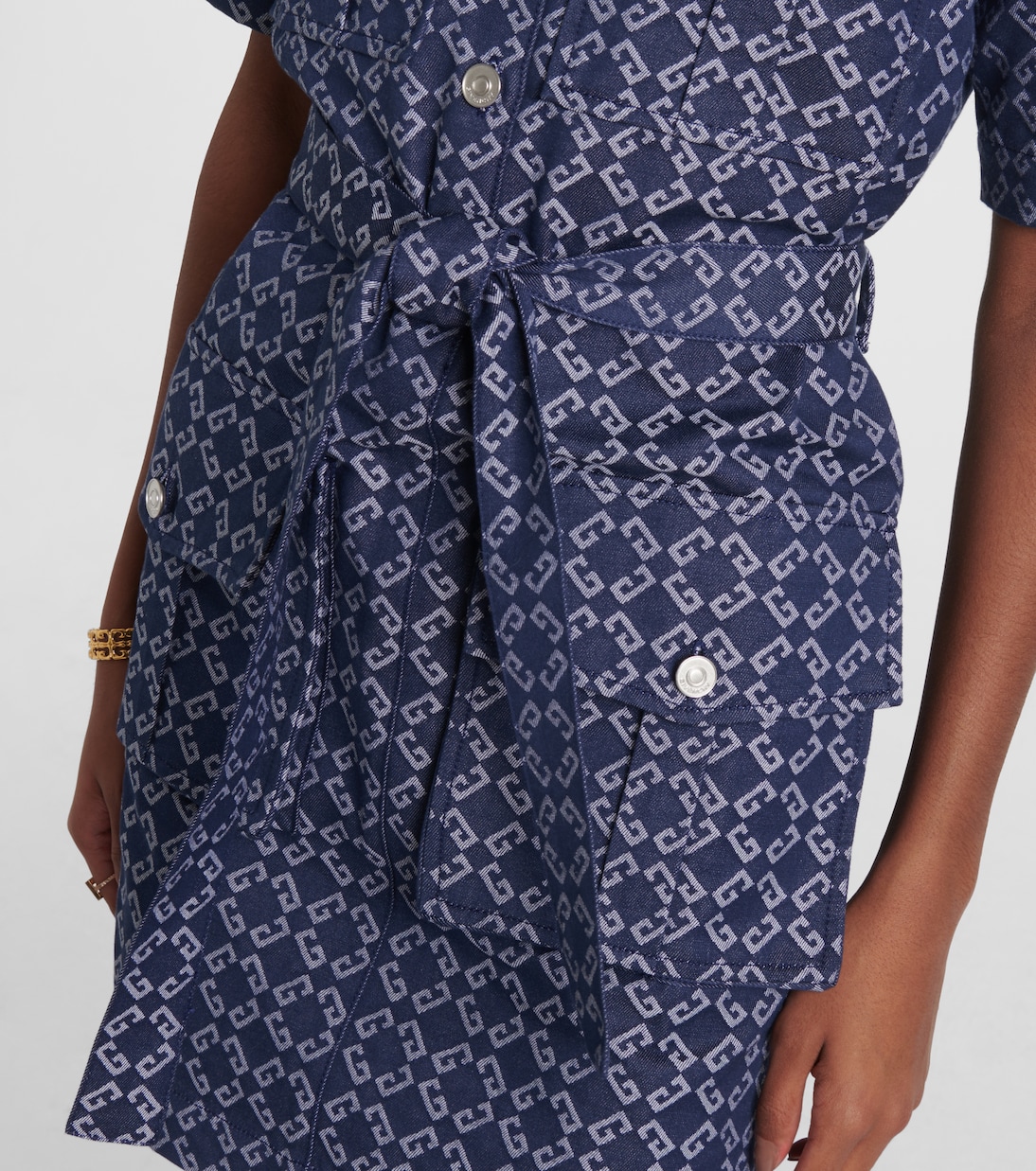 Robe Monogram 72 en jean | Givenchy