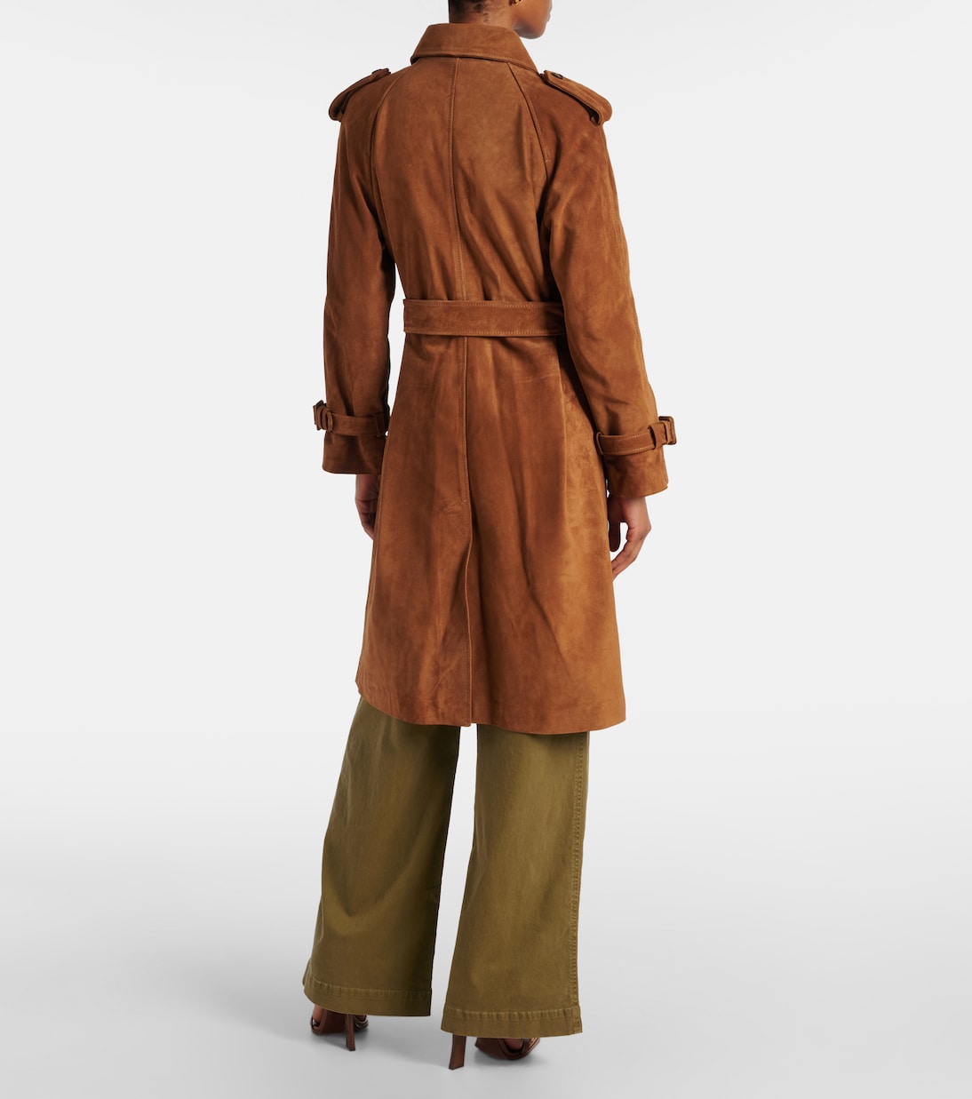 Trench-coat Renea en daim | Nili Lotan