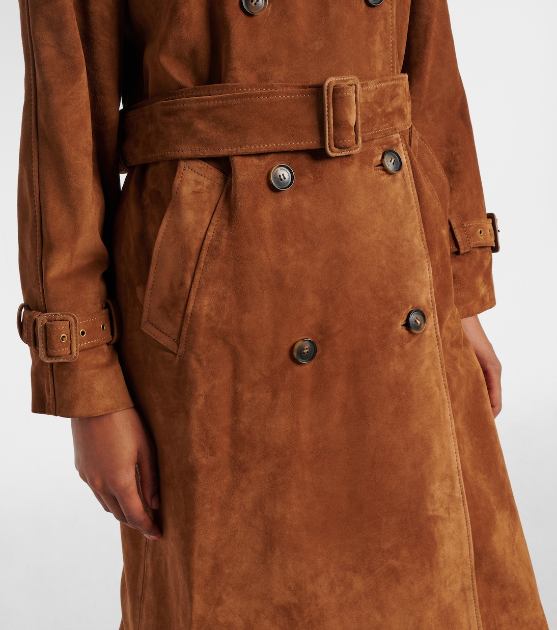 Trench-coat Renea en daim | Nili Lotan