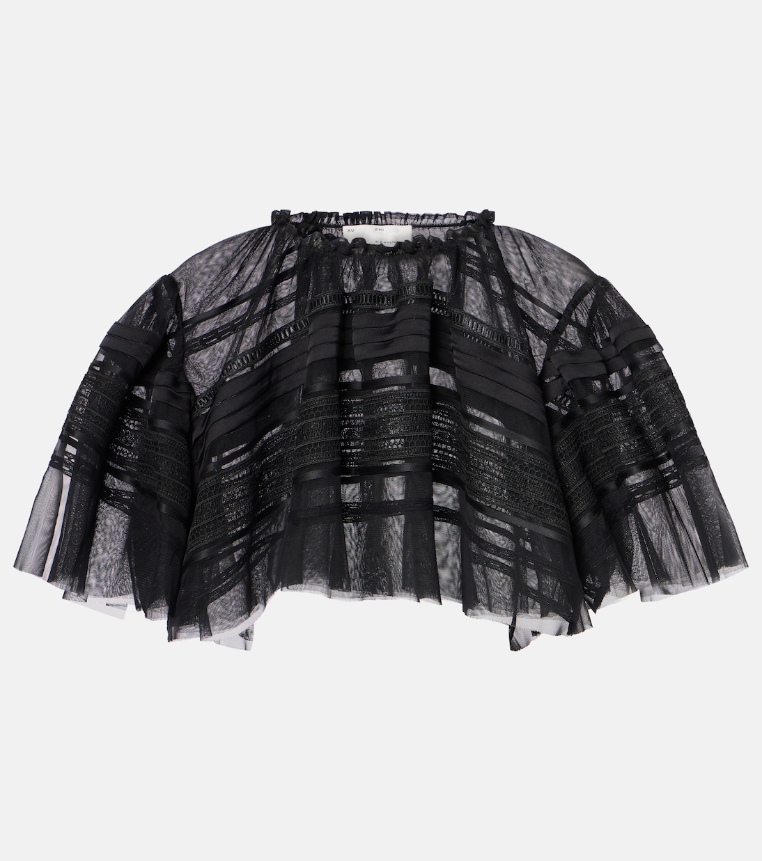 Top cropped in mesh   | Xu Zhi
