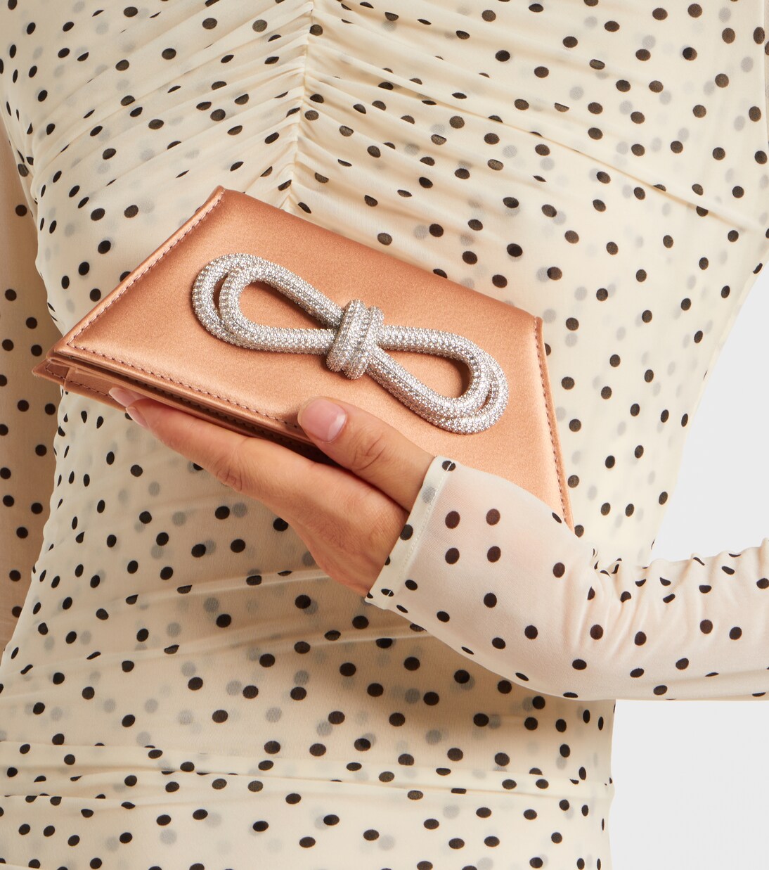 Bolso al hombro Samantha Small de satén | Mach & Mach