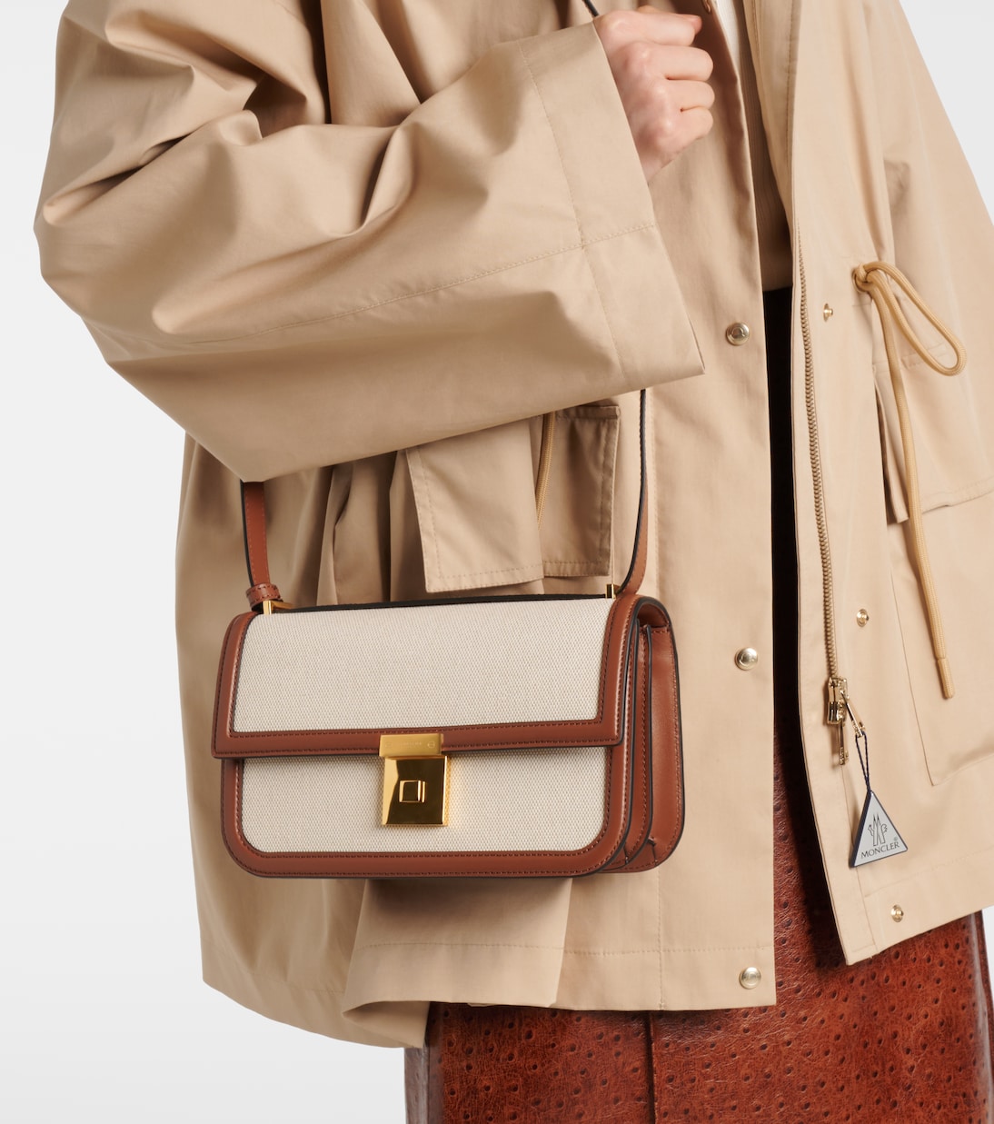 Sac Paris en toile et cuir | DeMellier