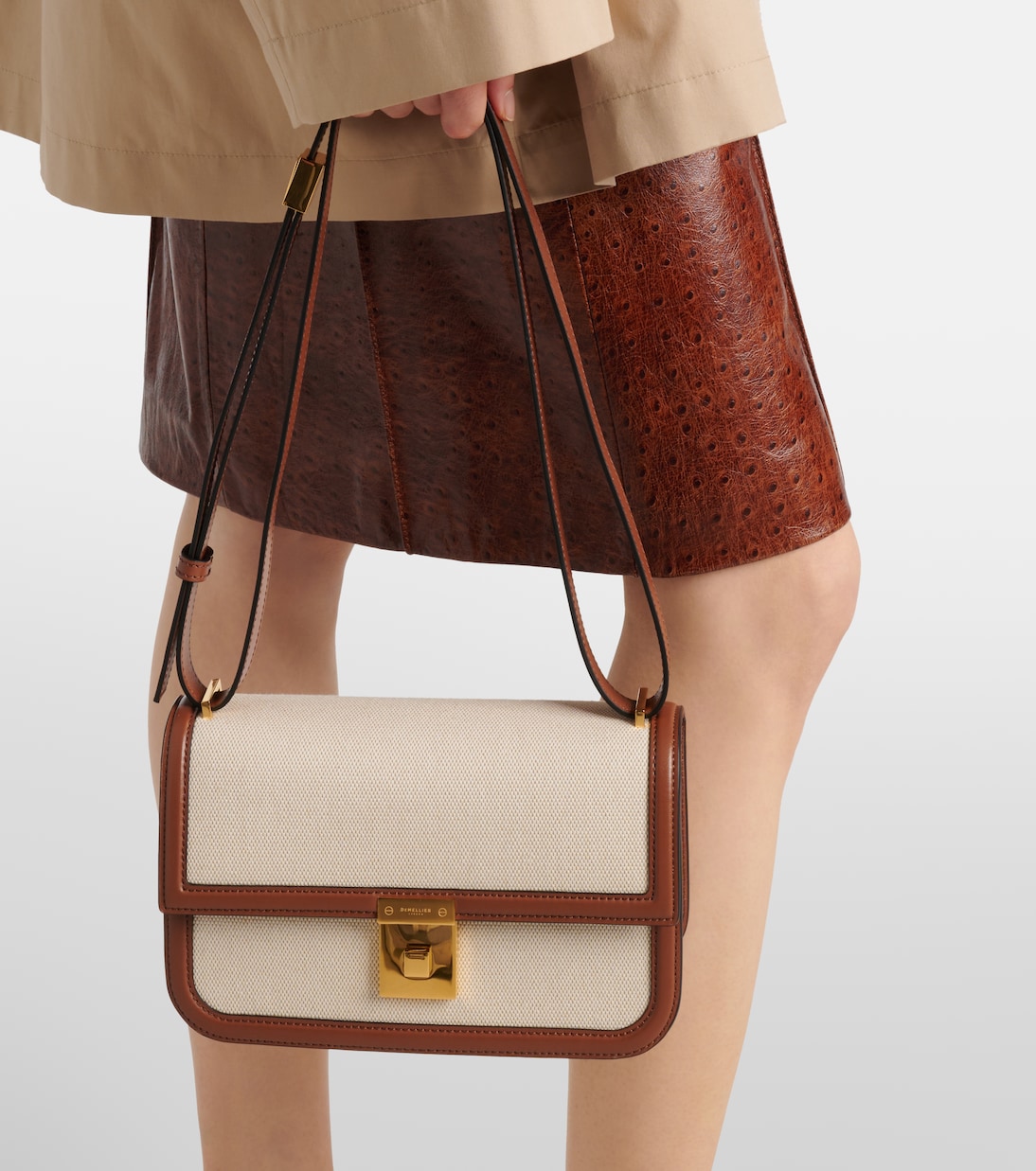 Sac Paris en toile et cuir | DeMellier