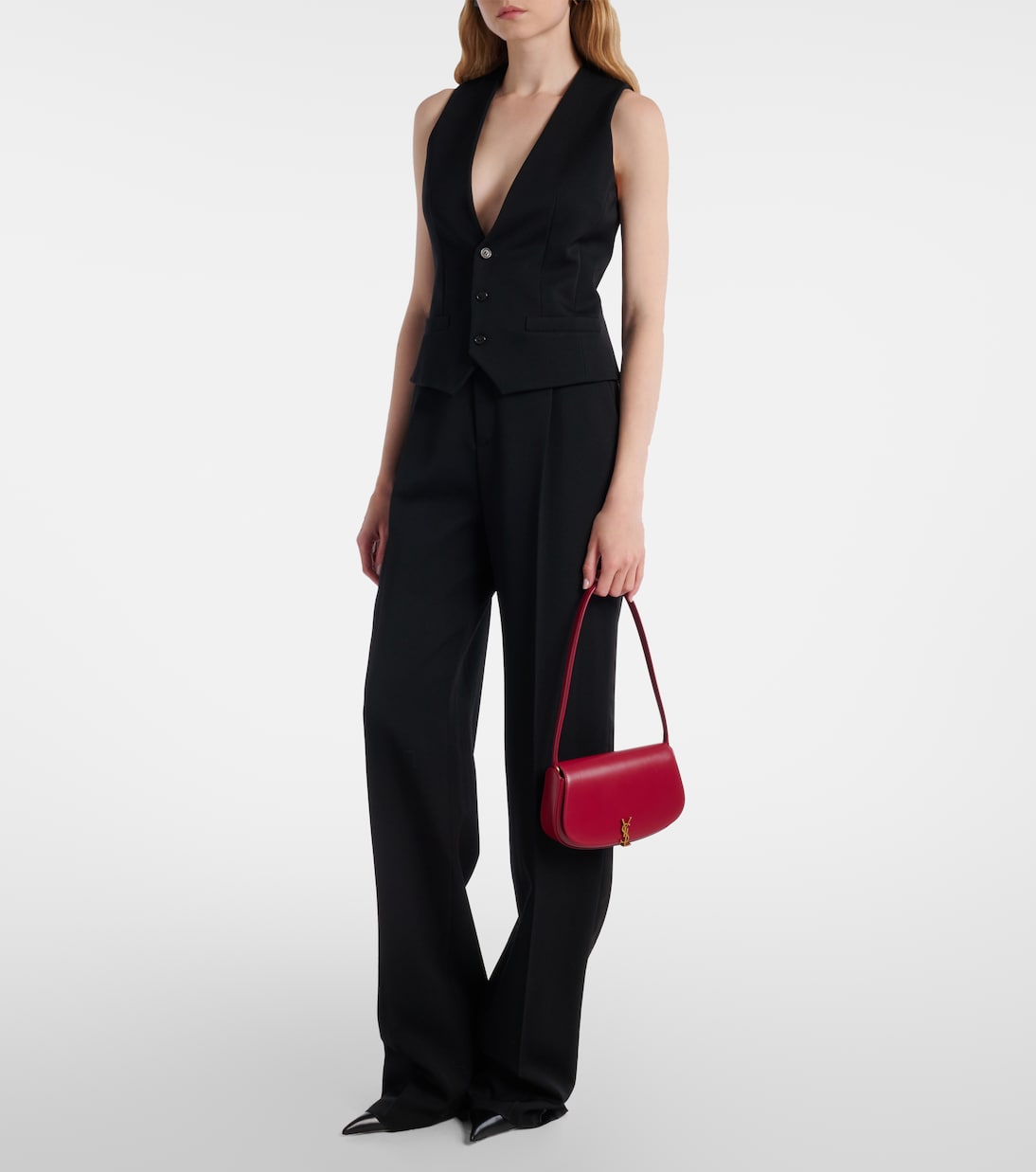 Borsa a spalla Voltaire Mini in pelle | Saint Laurent