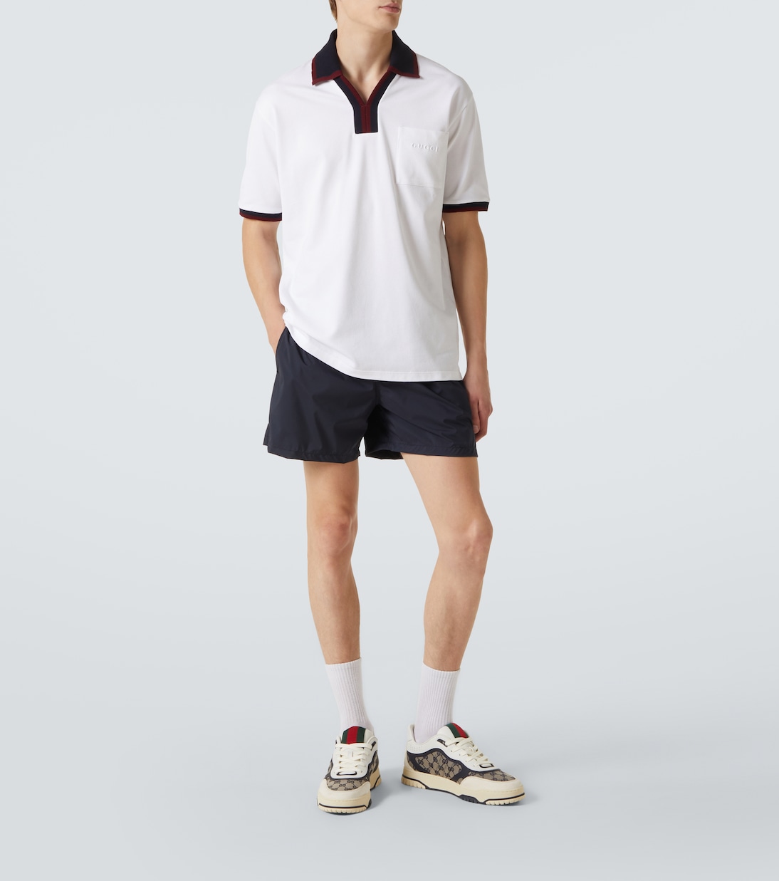 Polo de piqué de algodón | Gucci