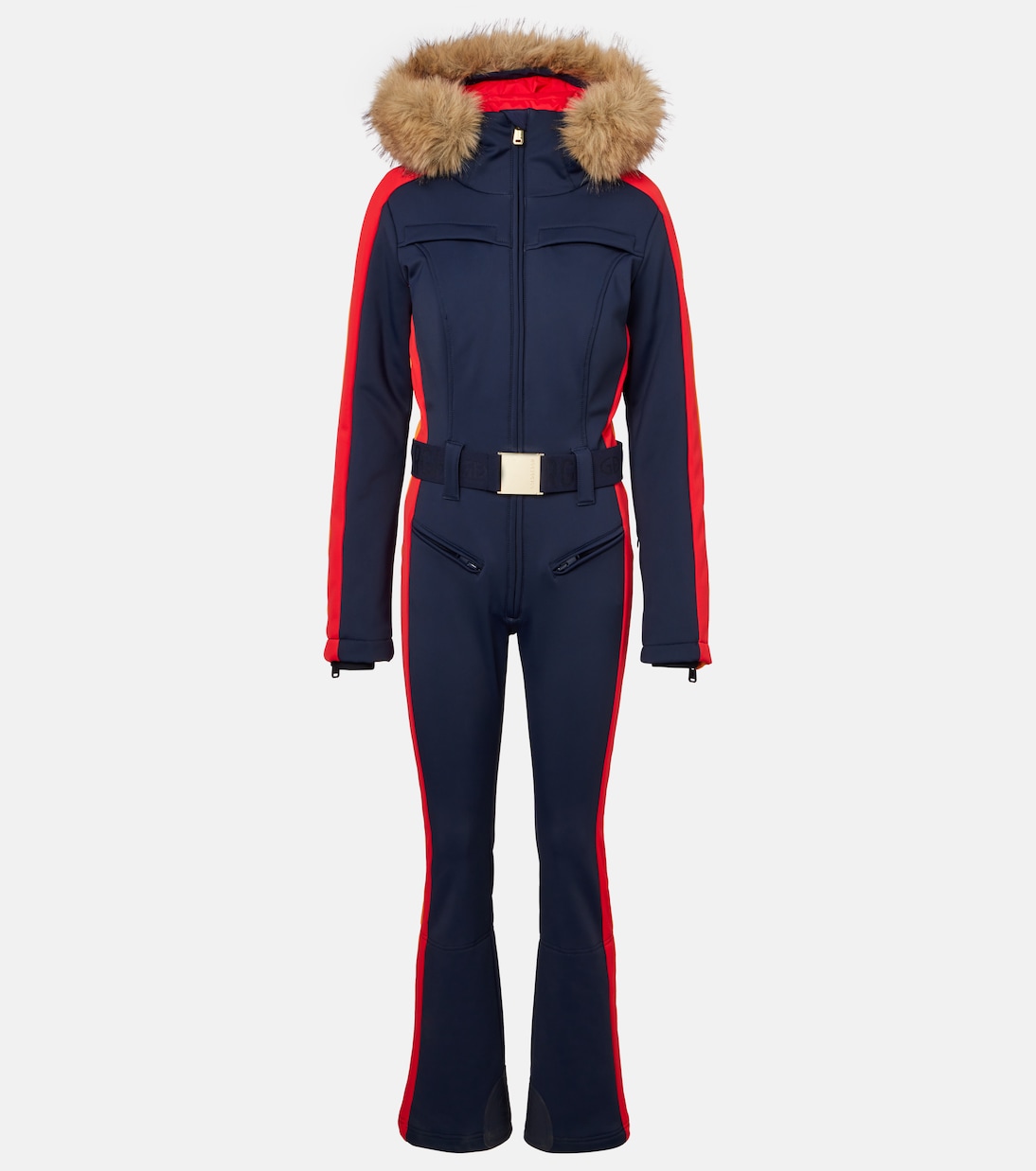 Suvi faux fur-trimmed ski jumpsuit | Goldbergh