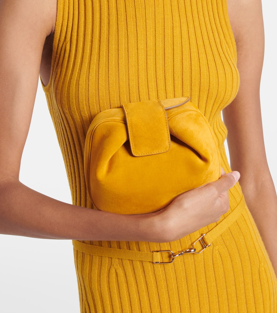 Soft Demi Small leather clutch | Gabriela Hearst