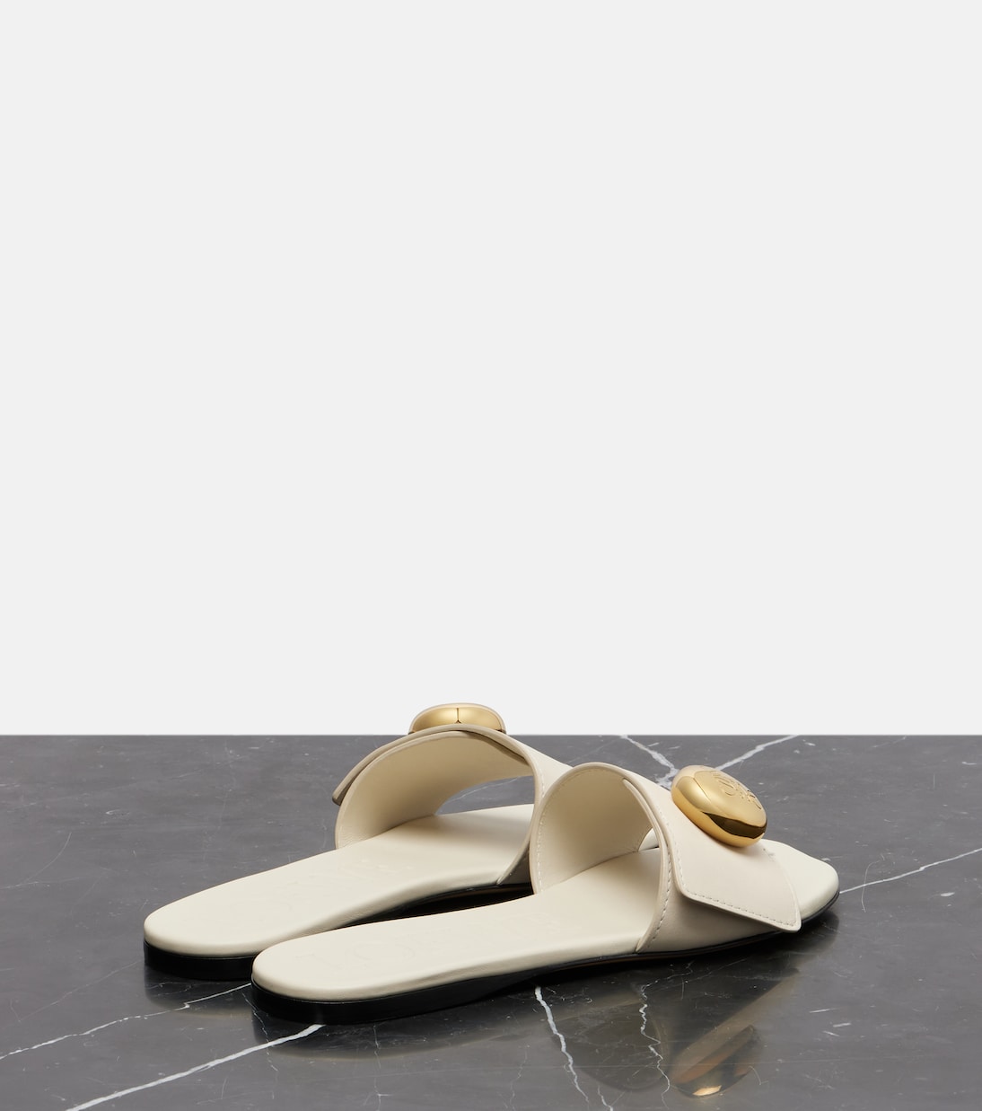 Pebble leather slides | Loewe