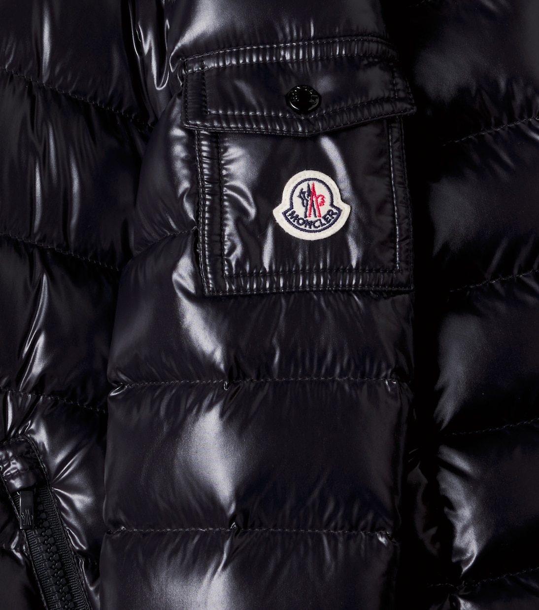 Abrigo de plumas Moka con logo | Moncler Enfant