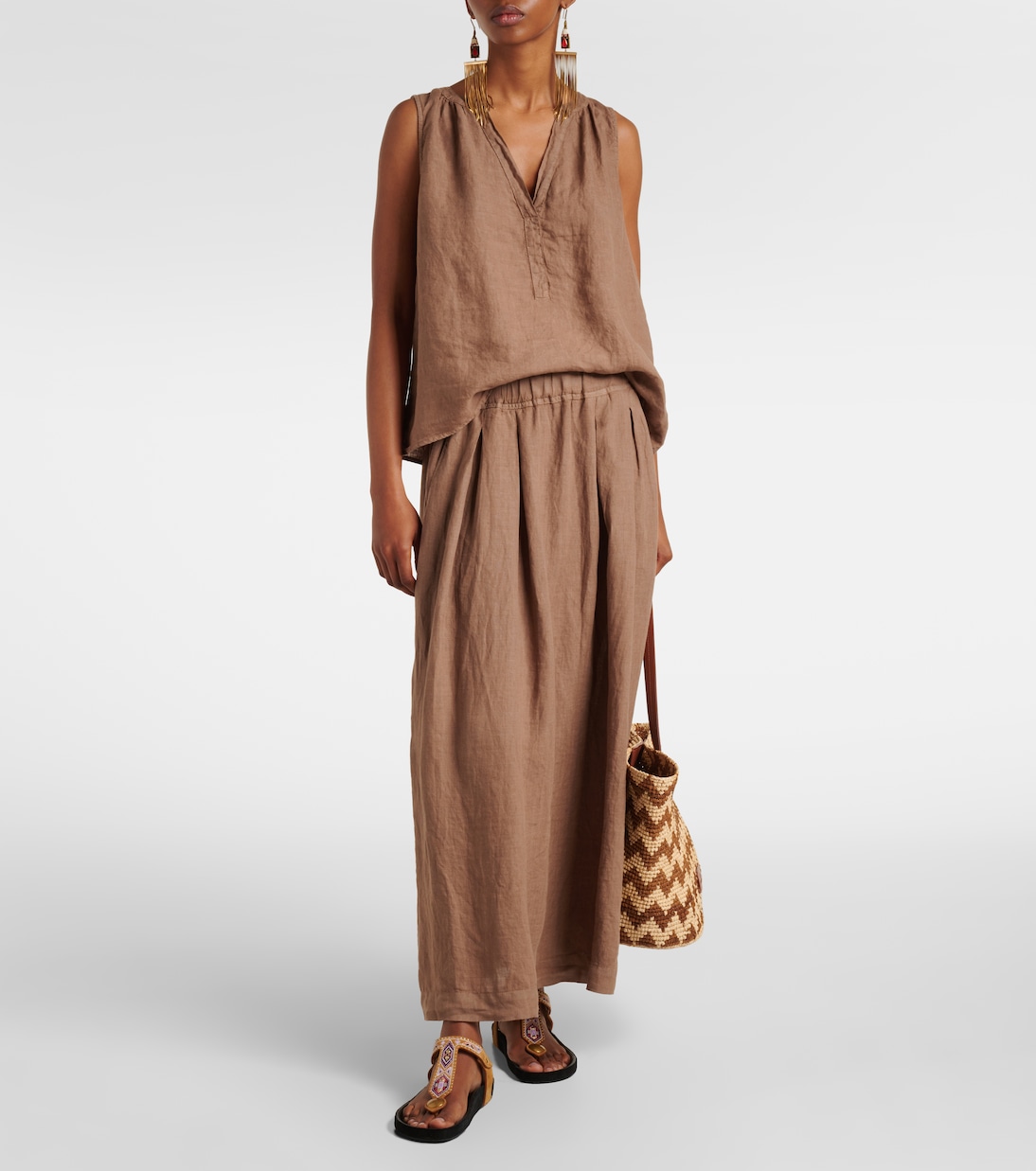 Top Tacy in lino | Velvet