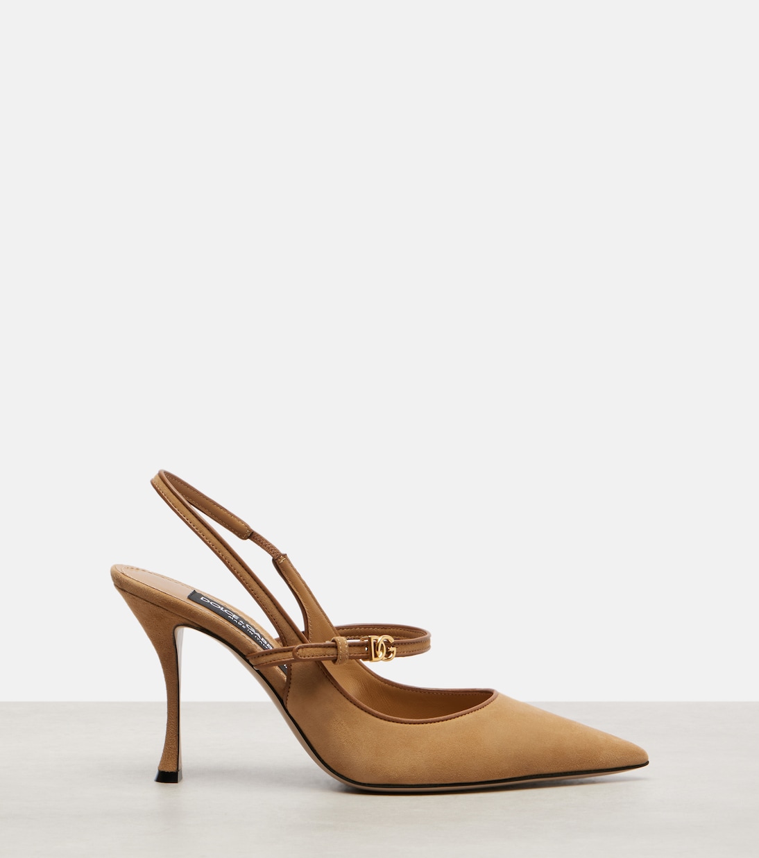 Escarpins slingback DG 90 en daim | Dolce&Gabbana