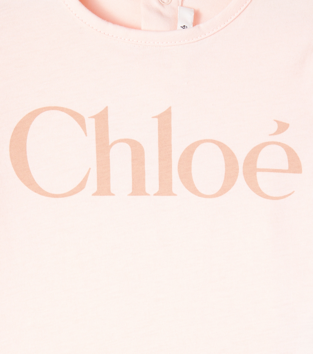 婴幼儿 — logo棉质针织T恤 | Chloé Kids
