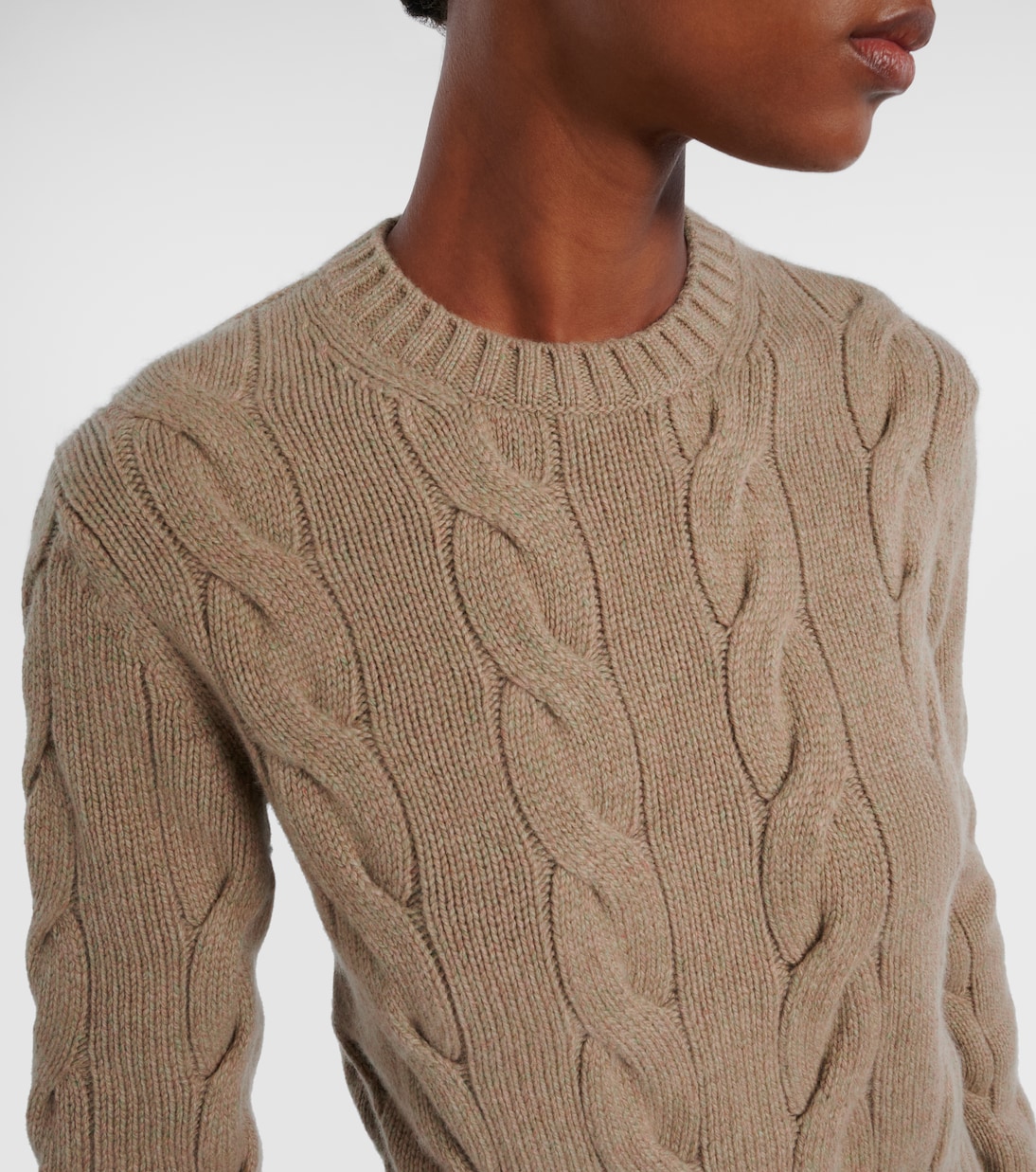 Jersey trenzado Napier de cachemir | Loro Piana