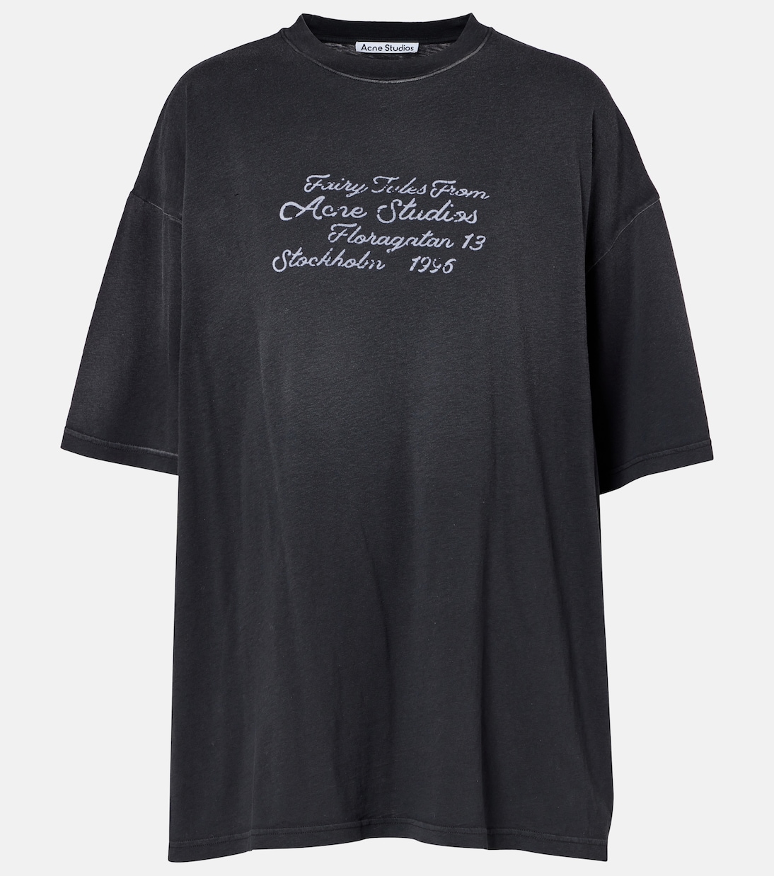 T-shirt in jersey di cotone con logo | Acne Studios
