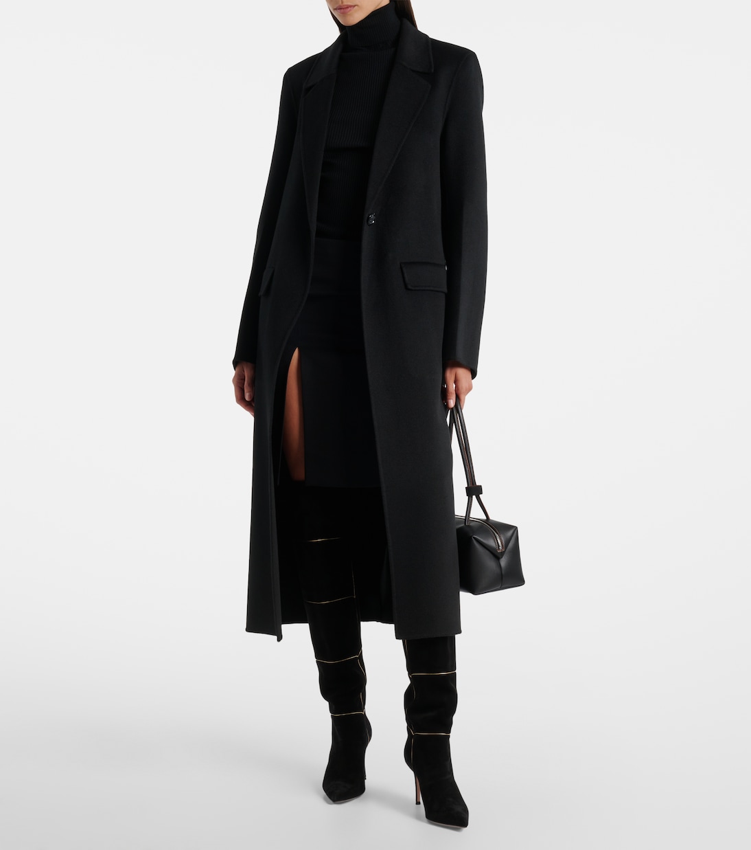 Cuissard 85 suede knee-high boots | Gianvito Rossi