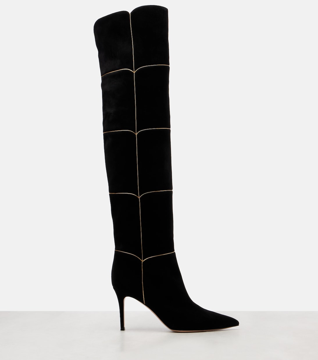 Cuissard 85 suede knee-high boots | Gianvito Rossi