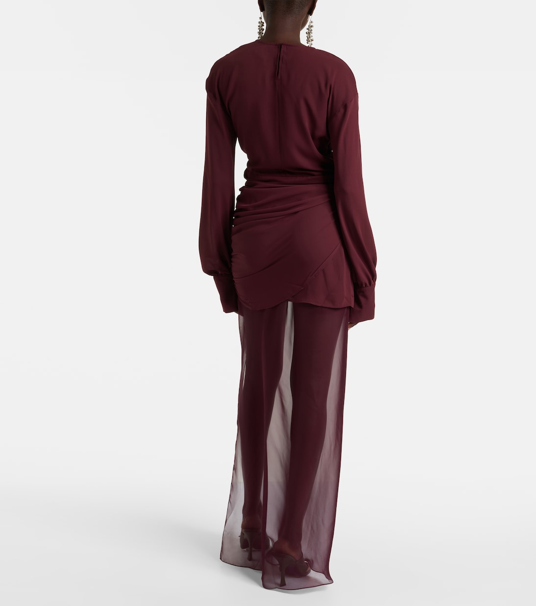 Davina draped maxi dress | Nensi Dojaka