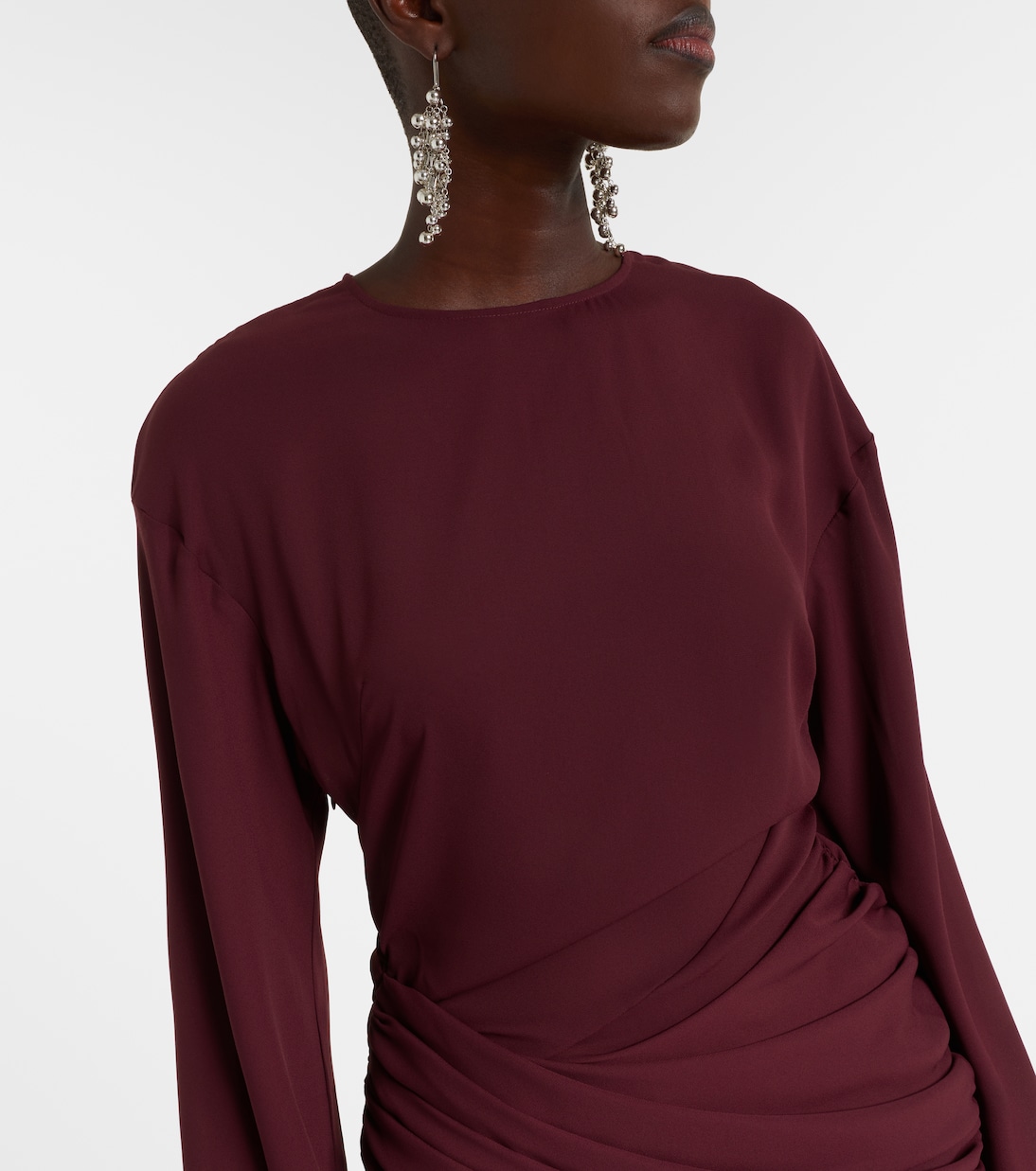Davina draped maxi dress | Nensi Dojaka