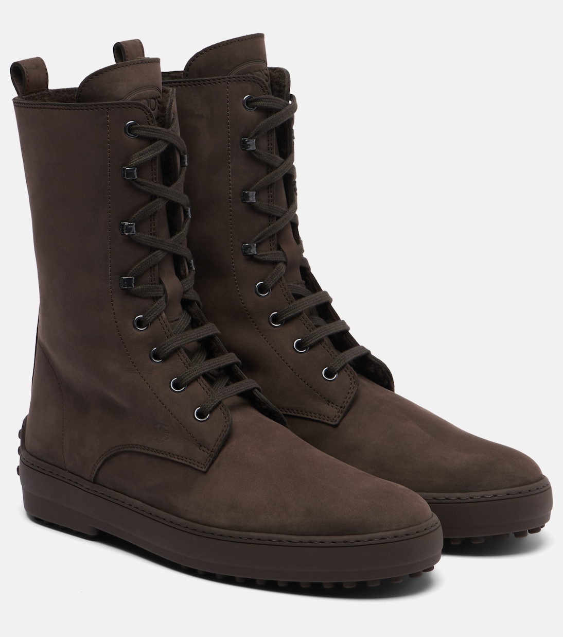 Winter Gommino皮革绑带靴 | Tod's