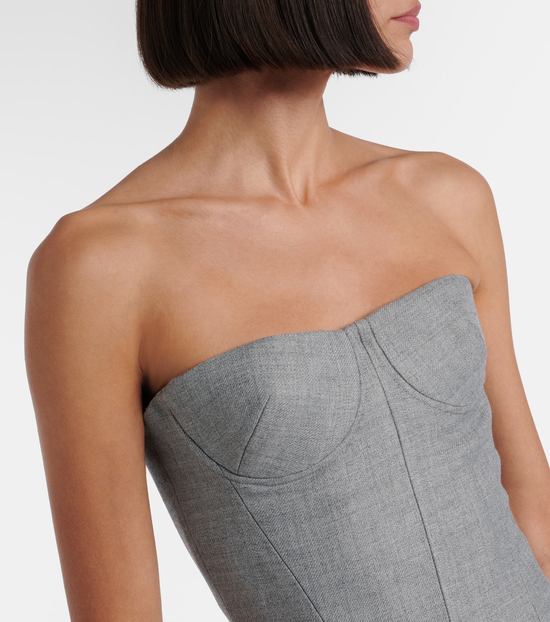 Draped bustier dress | Alex Perry