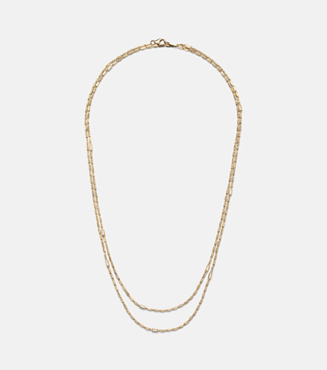 Collana a catena in oro 18kt con diamanti | Suzanne Kalan