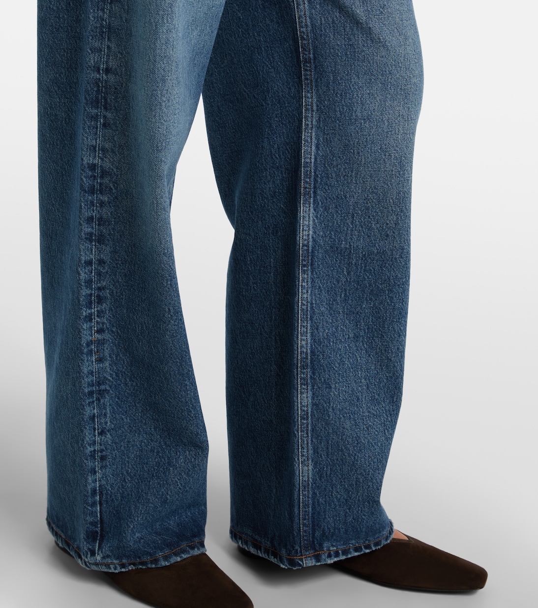 Low Slung Baggy high-rise wide-leg jeans | Agolde
