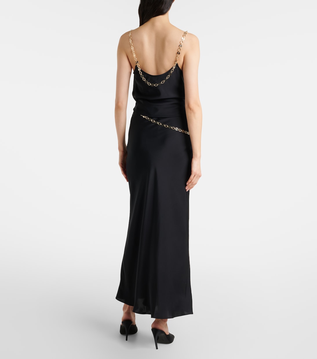 Gonna lunga con catena | Rabanne