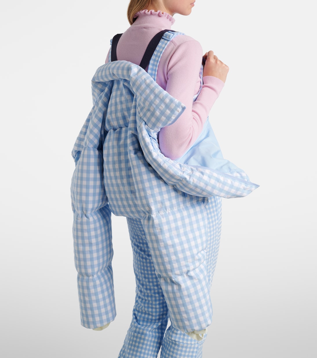 Cortina gingham down ski jacket | Cordova