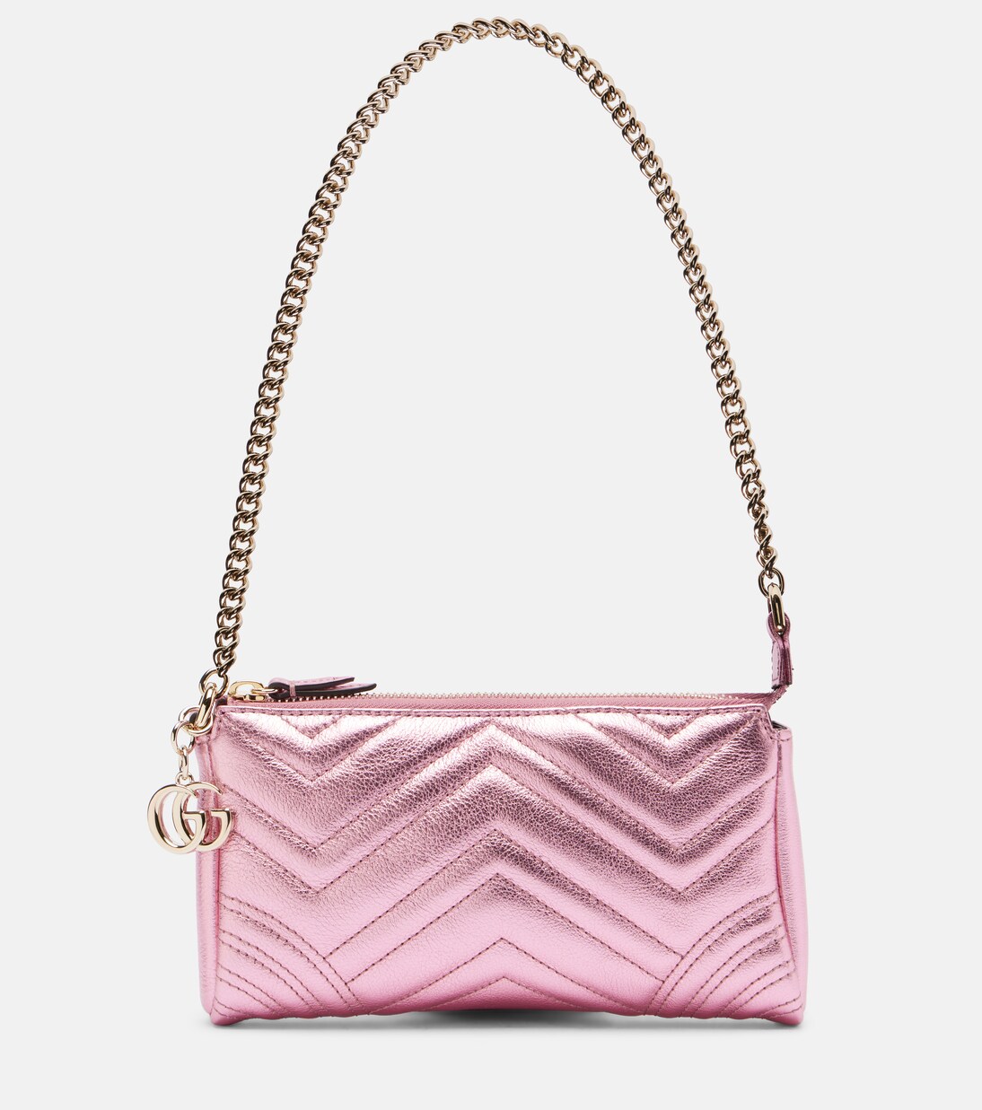 GG Marmont Mini leather shoulder bag | Gucci