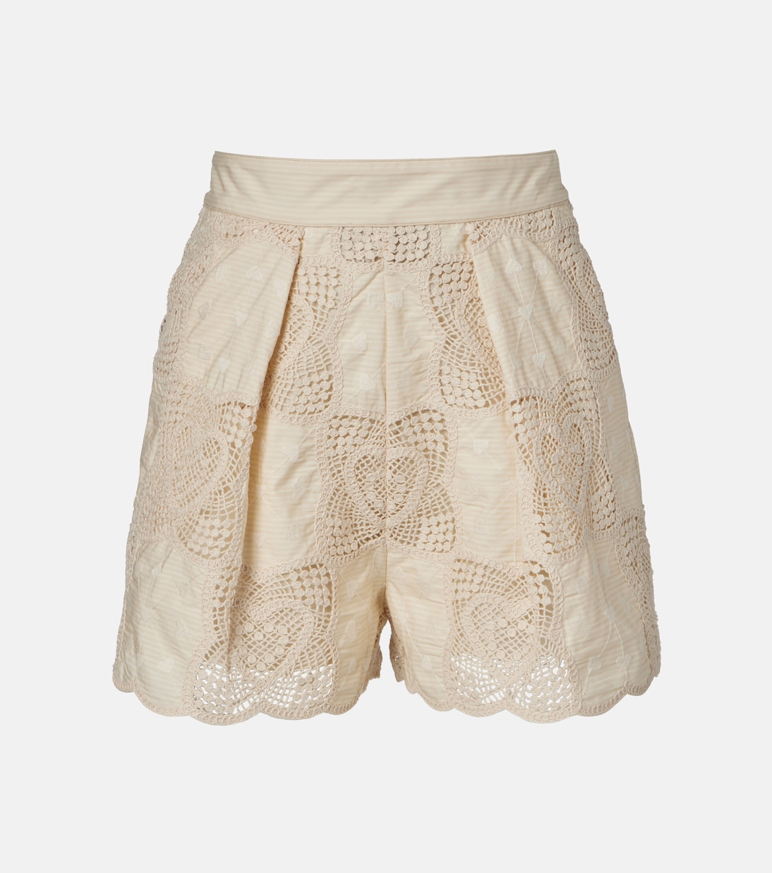 Wanderlust crochet cotton-blend shorts | Zimmermann