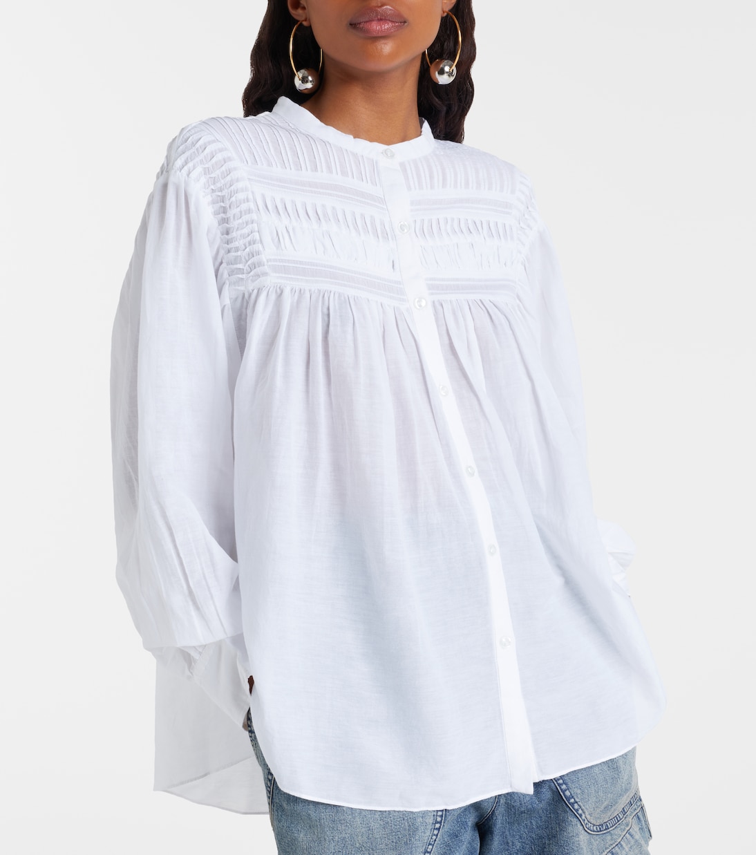 Bestickte Bluse Elodia aus einem Baumwollgemisch | Marant Etoile