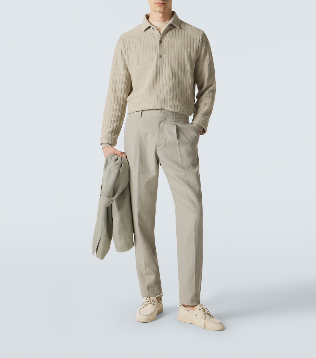 Cotton polo sweater | Lardini