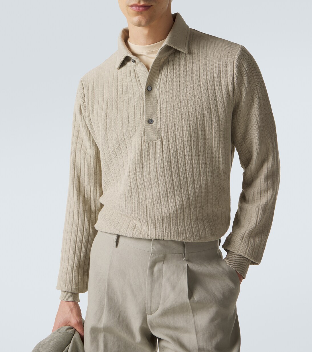 Cotton polo sweater | Lardini