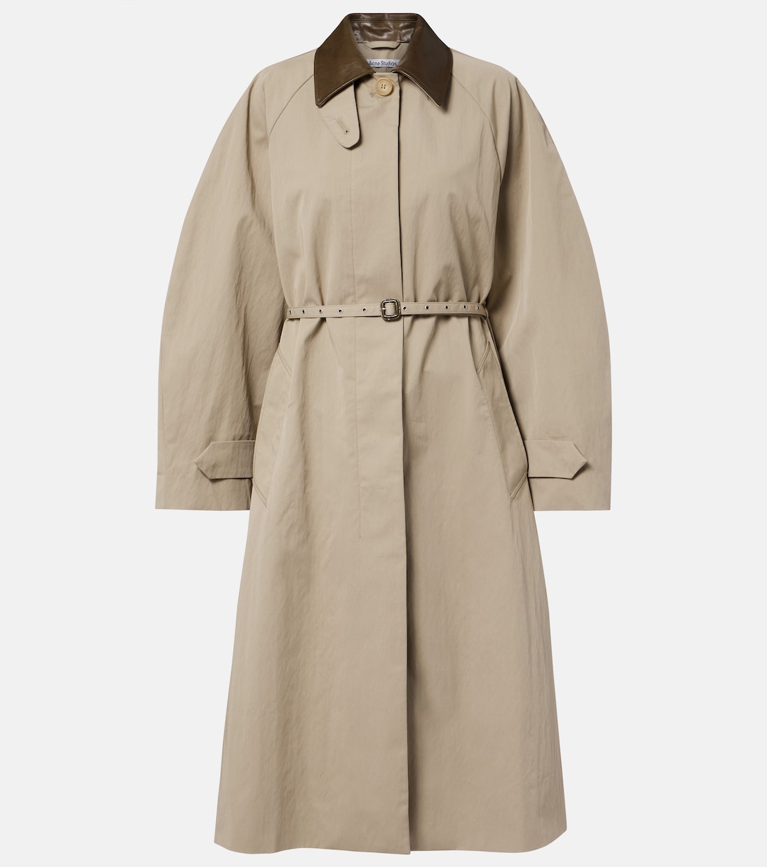 Cotton-blend technical trench coat | Acne Studios