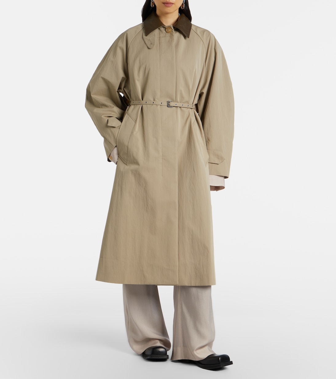 Cotton-blend technical trench coat | Acne Studios