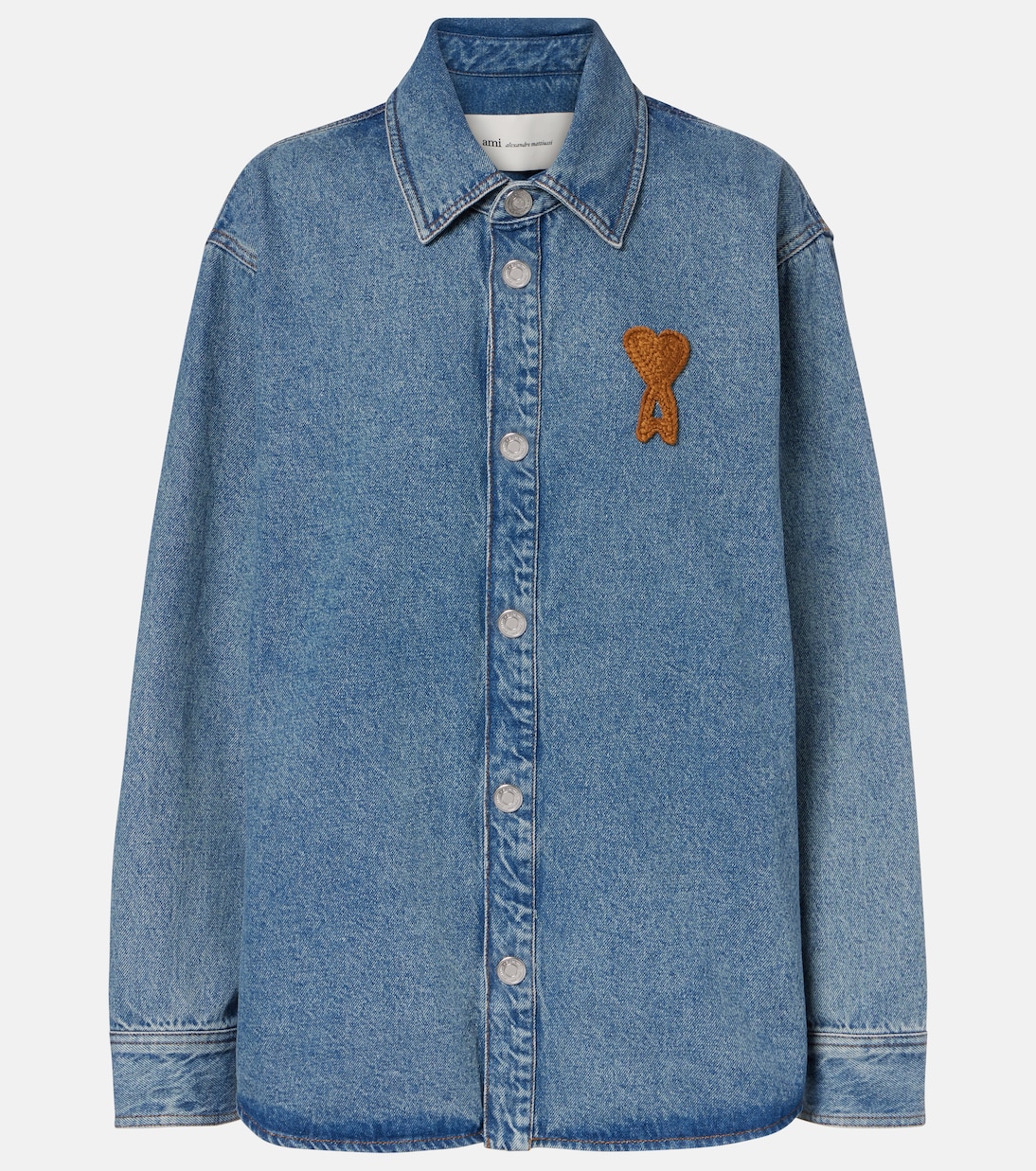 Ami de Cœur denim shirt | Ami Paris