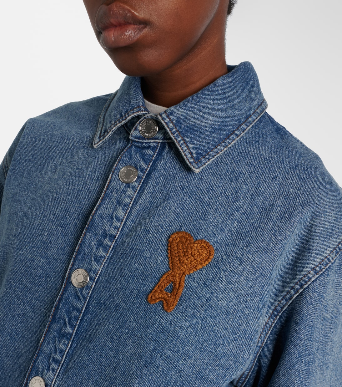 Ami de Cœur denim shirt | Ami Paris