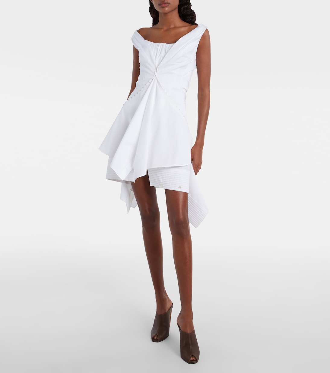 Minikleid aus Baumwolle | McQueen