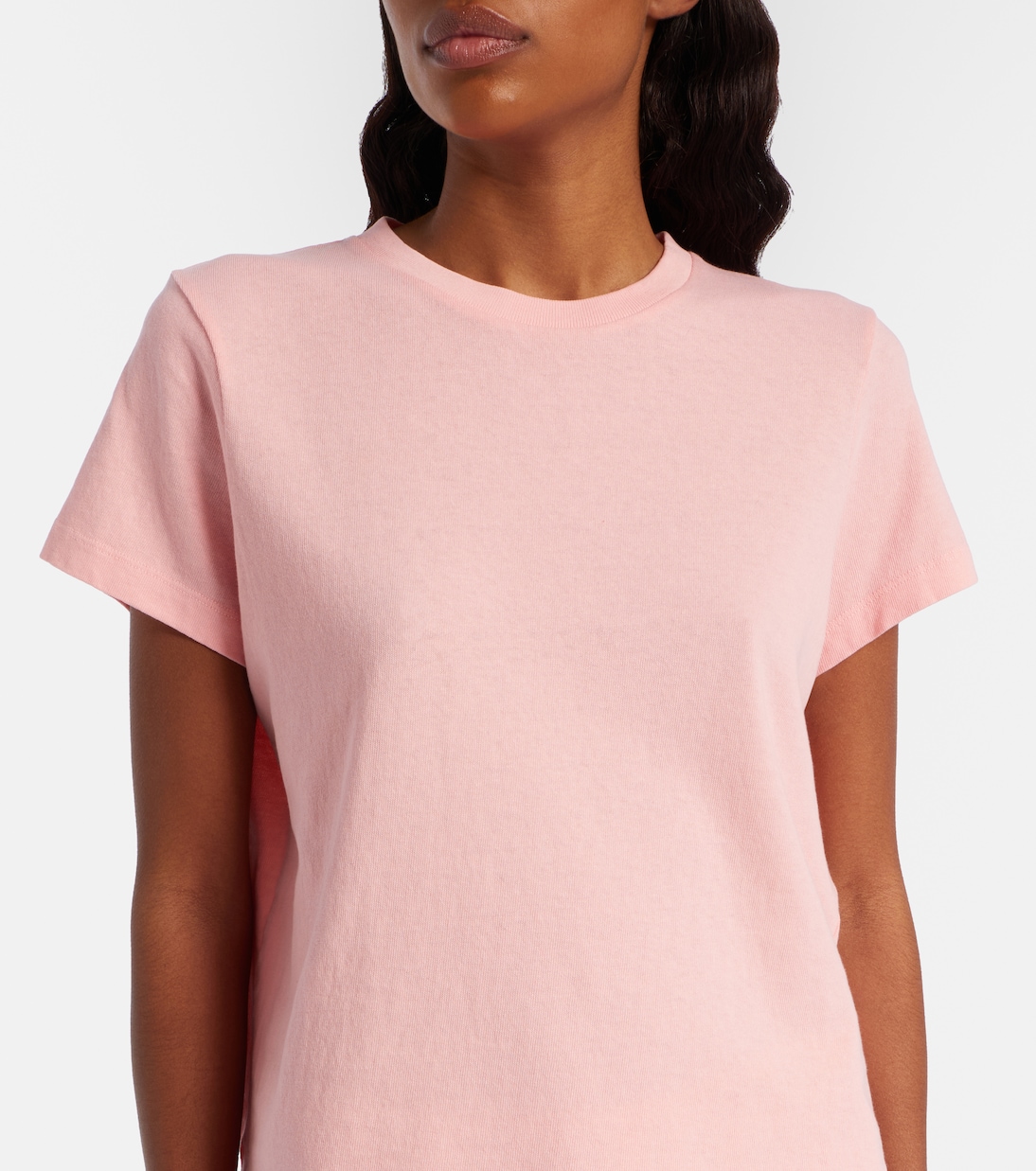 Emmylou cotton jersey T-shirt | Khaite