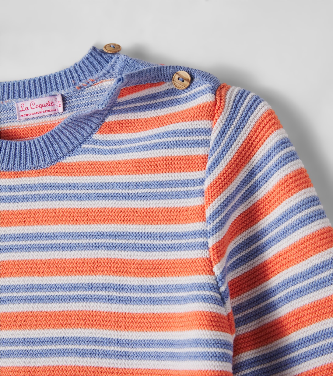 Bromo striped cotton sweater | La Coqueta