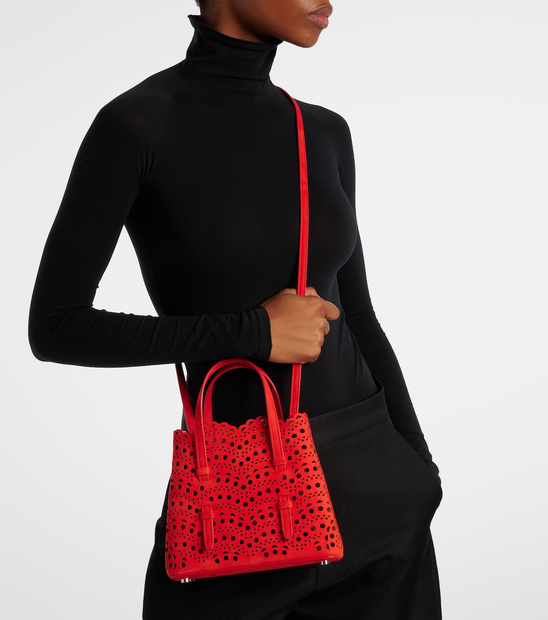 Tote Bag Mina 20 Vienne aus Leder | Alaïa