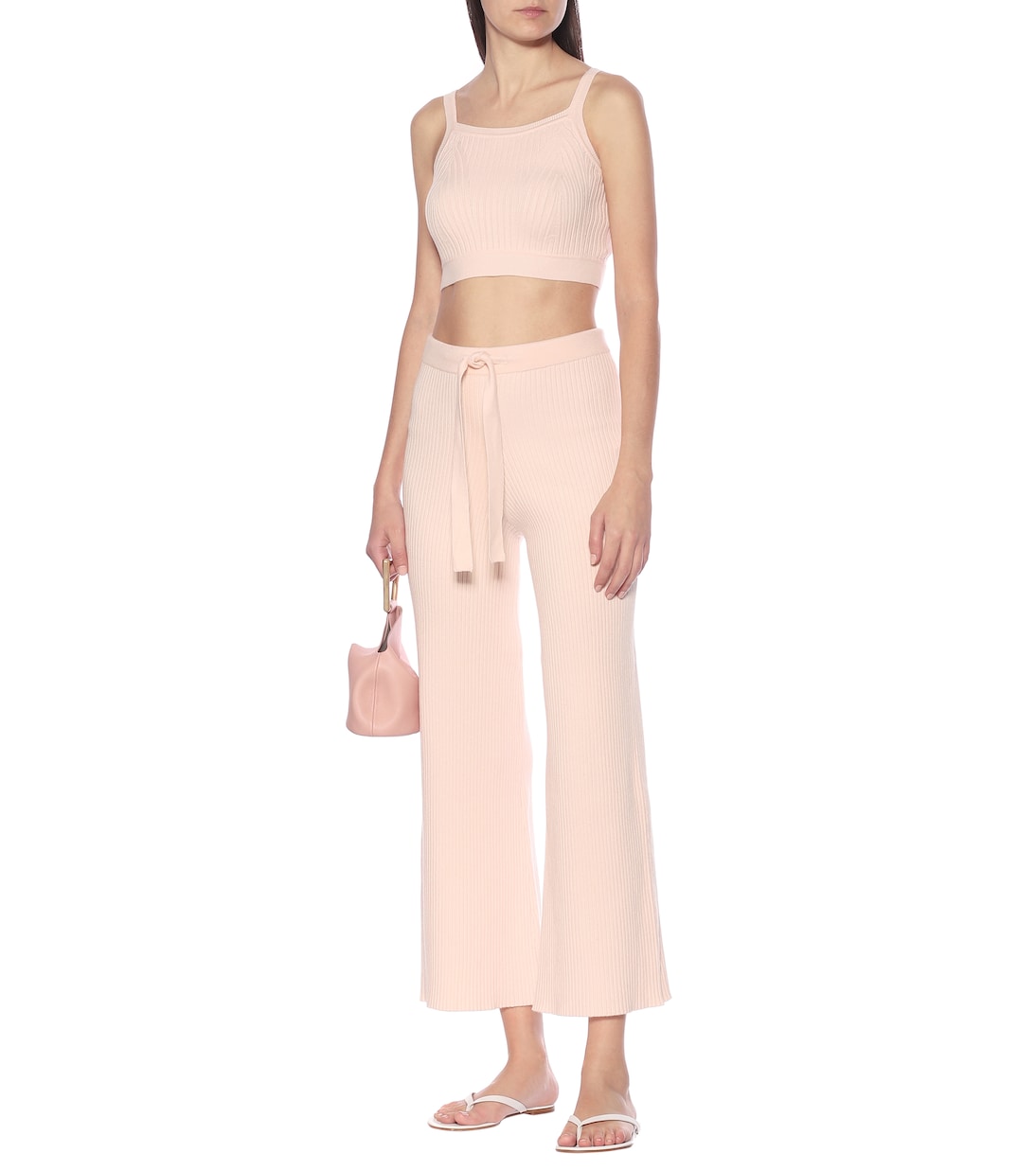 Pantaloni in maglia di misto cotone e seta | Live The Process