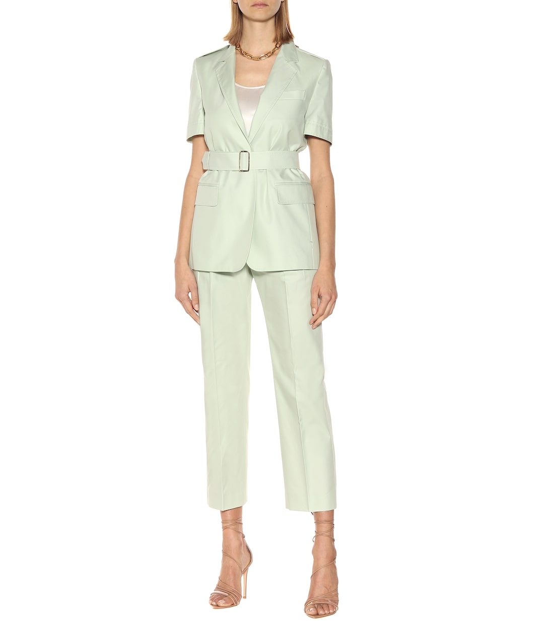 Lucas cotton high-rise pants | Max Mara