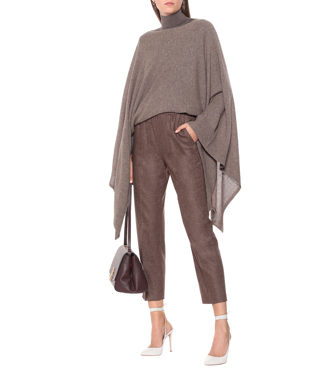 Mohair and wool-blend straight pants | Agnona