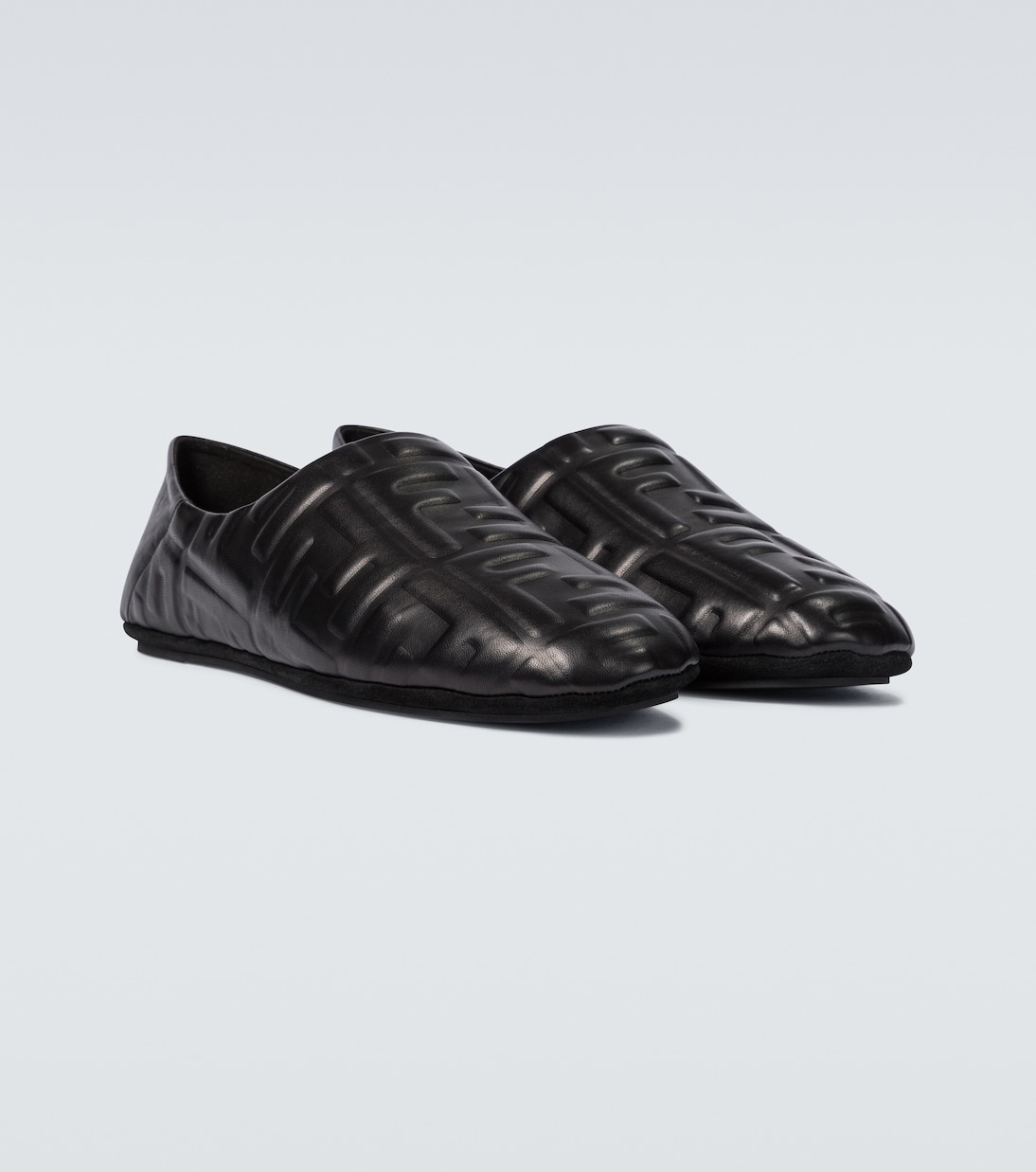 Slip-Ons FF aus Leder | Fendi
