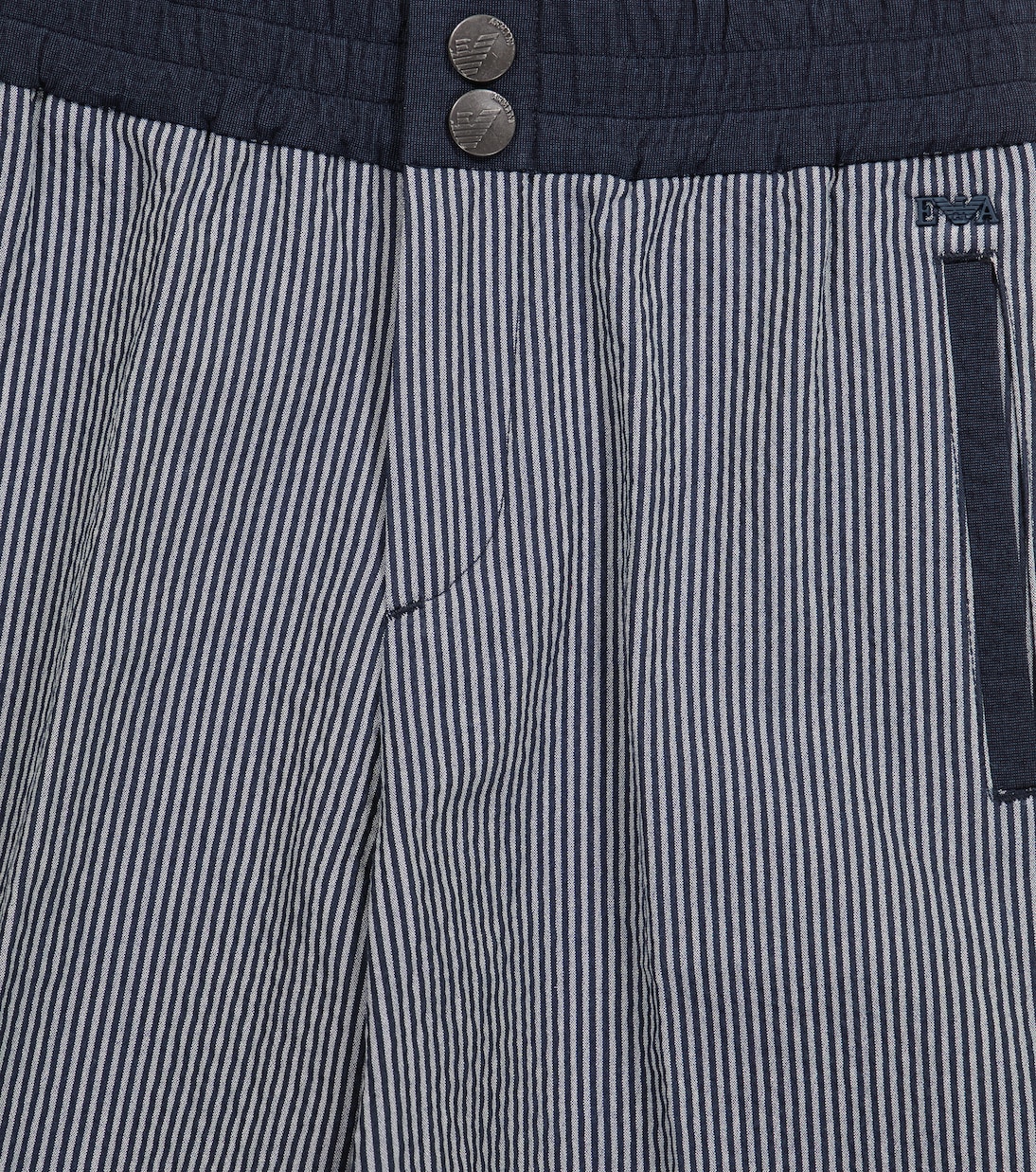 Gestreifte Shorts aus Baumwolle | Emporio Armani Kids