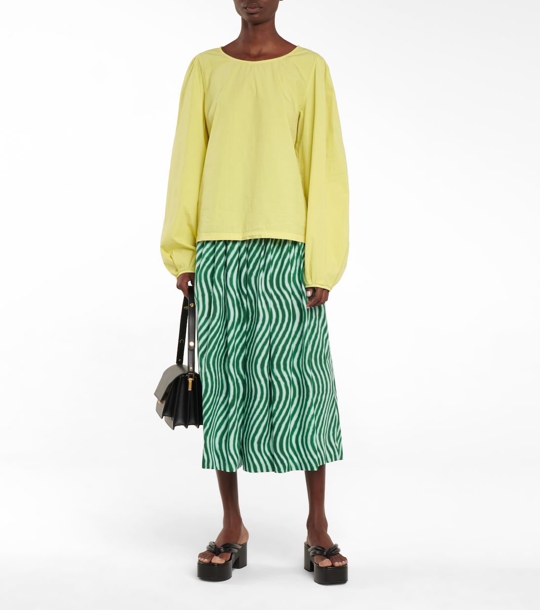 Cotton poplin-blend top | Dries Van Noten
