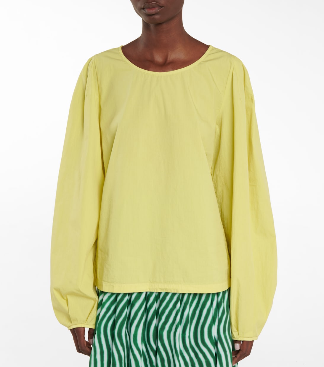 Cotton poplin-blend top | Dries Van Noten