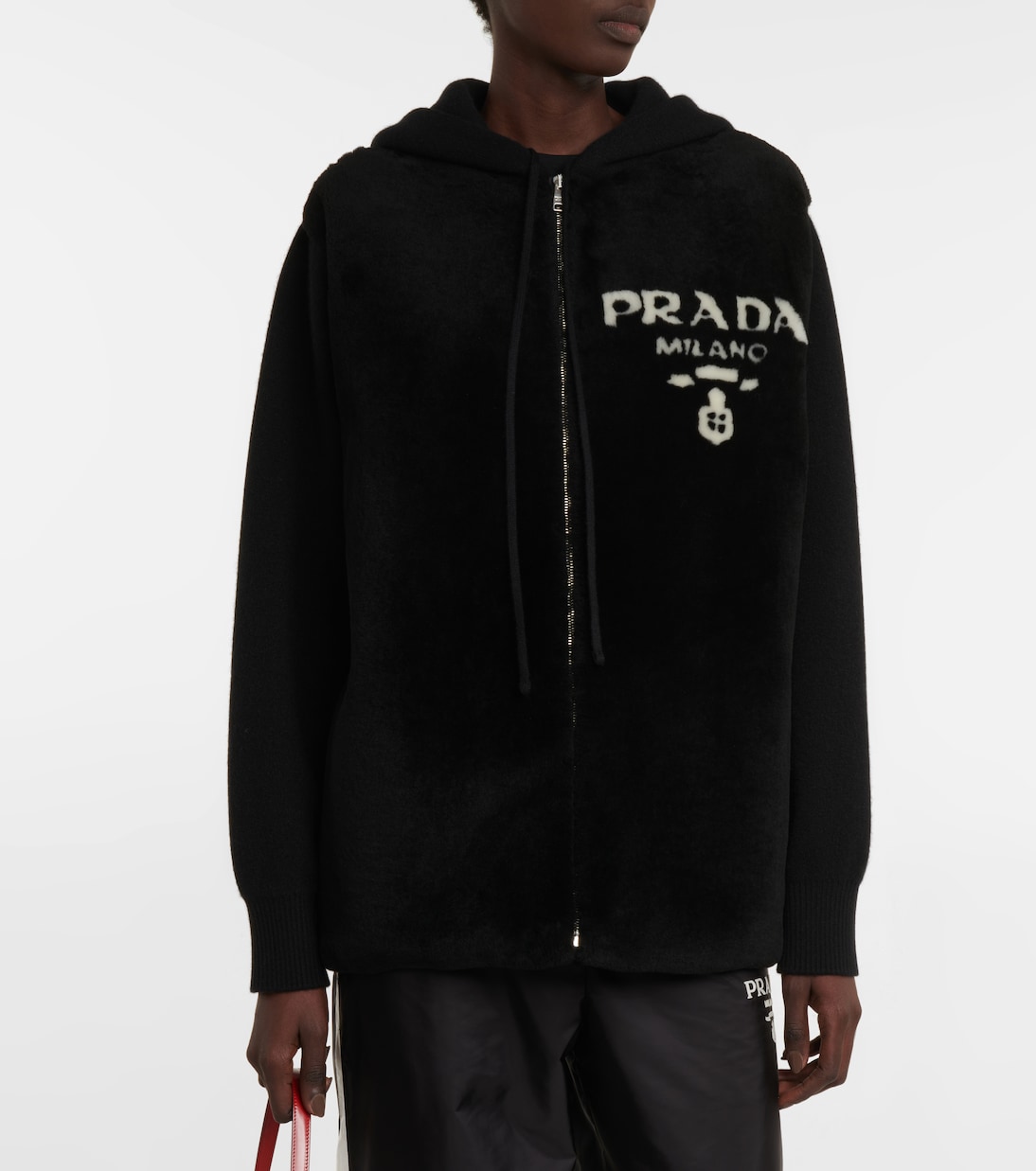 Sudadera de cachemir y borrego | Prada